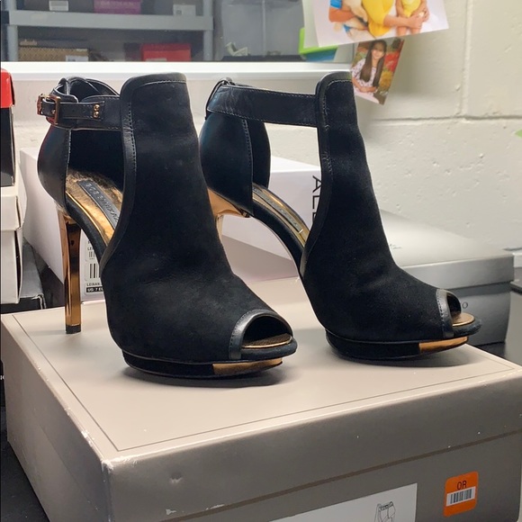 Women’s peep toe heels - Picture 1 of 8